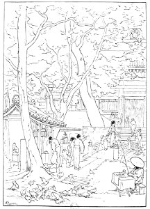 Guimet - Promenades japonaises, 1880 (page 99 crop)