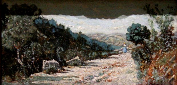 Guigou - petite route dans les pins