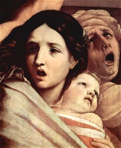 Guido Reni - Massacre of the Innocents detail2 - Pinacoteca Nazionale Bologna. Free illustration for personal and commercial use.