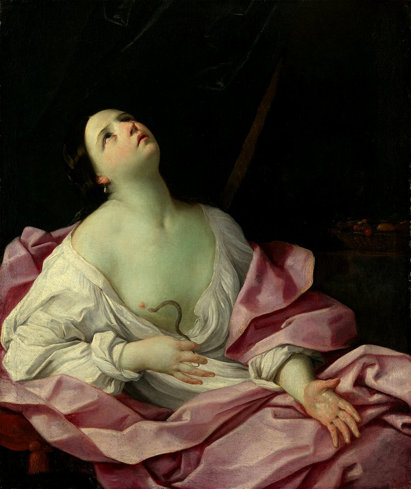 Guido Reni (Bologna 1575-Bologna 1642) - Cleopatra with the Asp - RCIN 405338 - Royal Collection