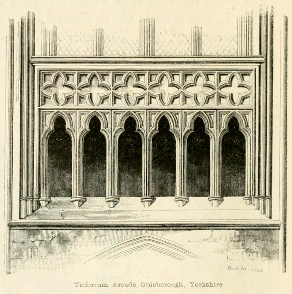Guisborough Triforium Arcade stylesofarchitec00rick 0242