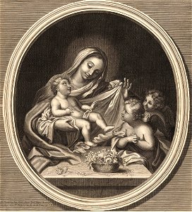 Guillaume Vallet -Vierge, enfant Jésus et deux anges