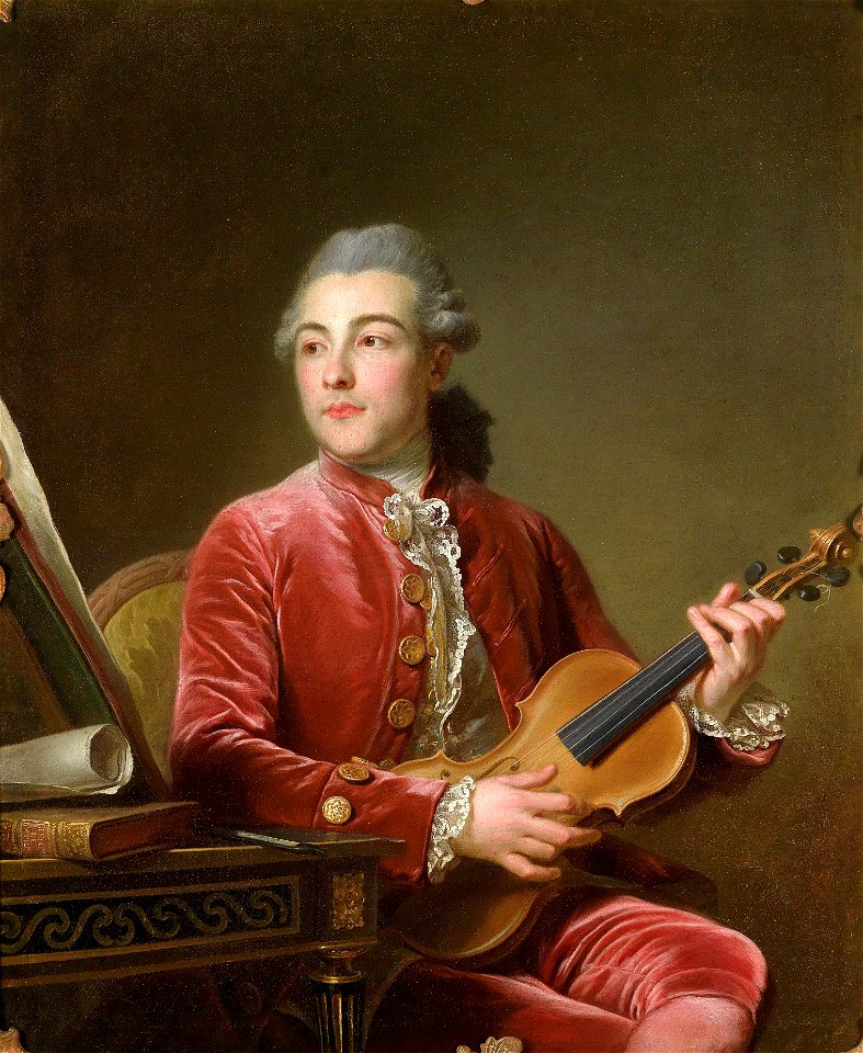 Guillaume Voiriot Herr mit Violine