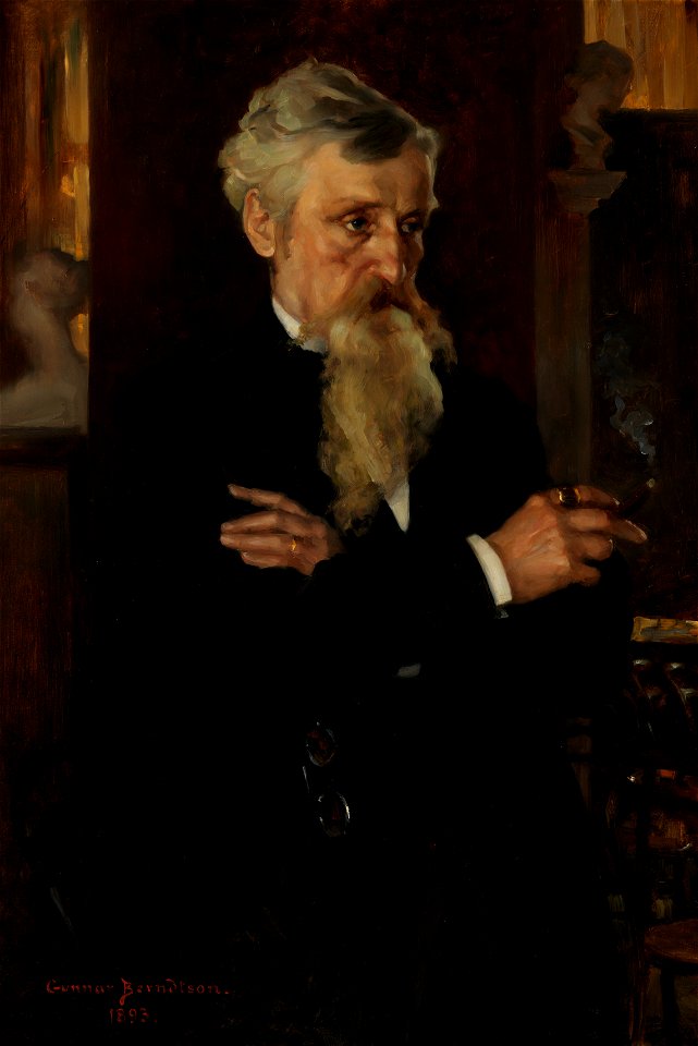 Gunnar Berndtson - Portrait of August Schauman, journalist