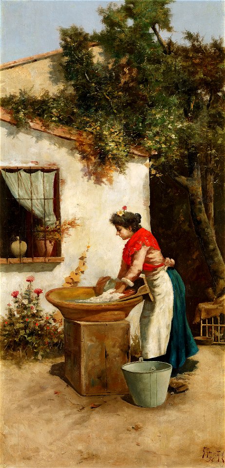 Guillermo Gómez Gil - Lavandera