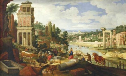Guilliam van Nieulandt (II) - Romeins landschap - 3197 (OK) - Museum Boijmans Van Beuningen