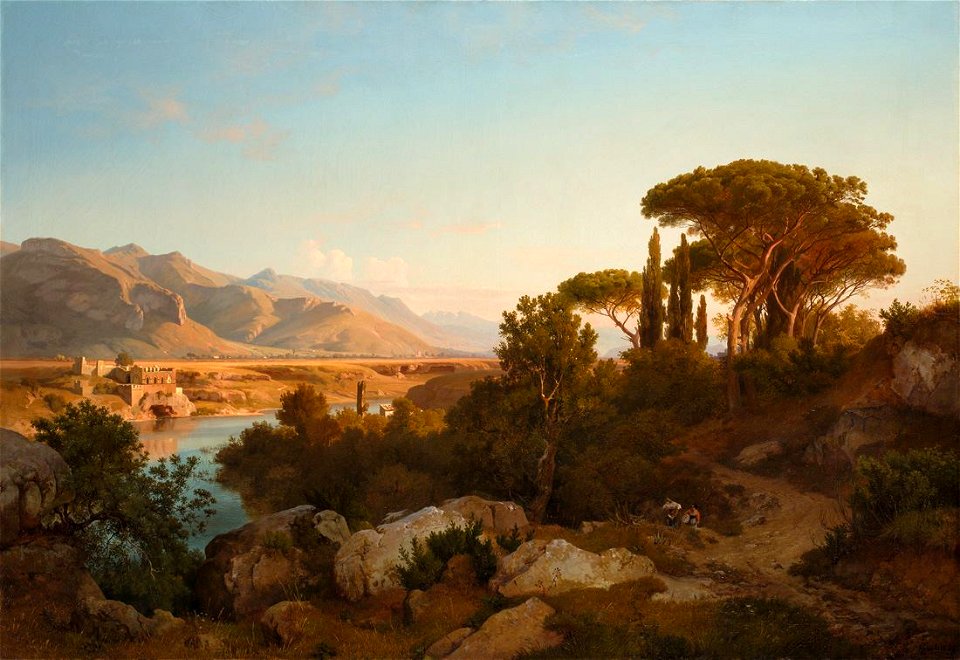Louis Gurlitt - Ansicht des Guadagna-Tals bei Palermo (1854)