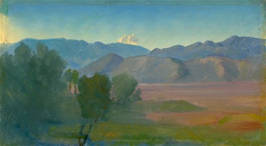 Louis Gurlitt - Vorgebirgslandschaft (Studie, ca. 1836)