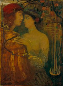 Gulácsy, Lajos - The garden of the magician - Google Art Project