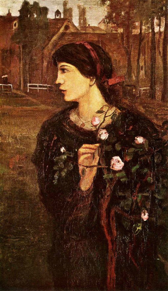 Gulácsy Song about the Rose Tree 1904
