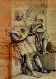 Guitar and mandolin players (unknown date) - Guillaume Bodinier