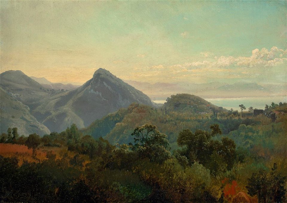 Louis Gurlitt - Norditalienische Landschaft (1845)