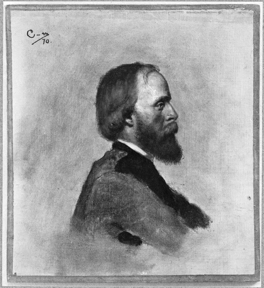 Gustaf Cederström - Gotthard Werner (1837-1903), artist - NMGrh 2400 - Nationalmuseum