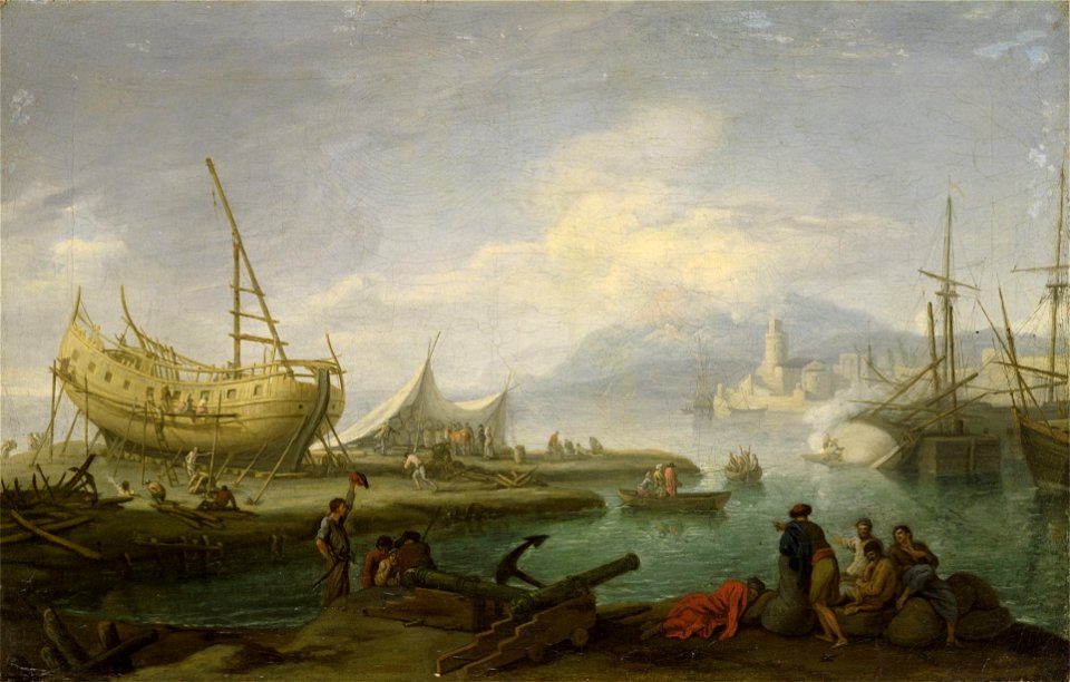 Jacob Philipp Hackert - Eine Küstenlandschaft