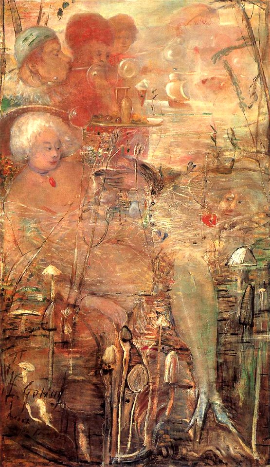 Gulácsy Lajos (1882-1932) The Opium Smokers Dream (1913-18)