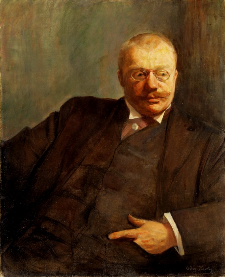 Gunnar Heiberg, the Author (Oda Krohg) - Nationalmuseum - 18617