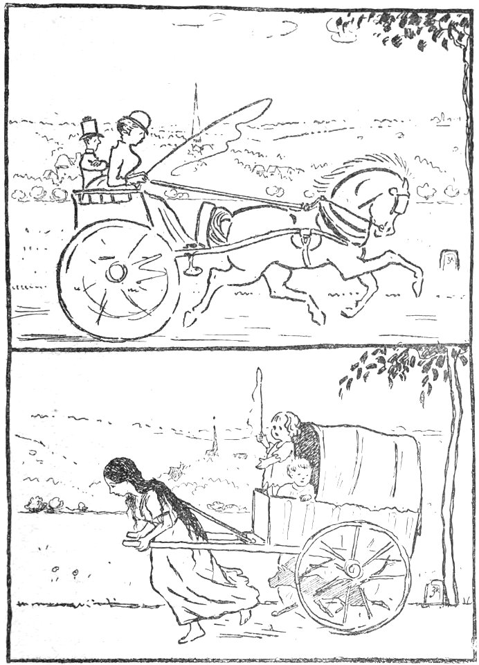 Guimbarde et roulotte (Père Peinard)