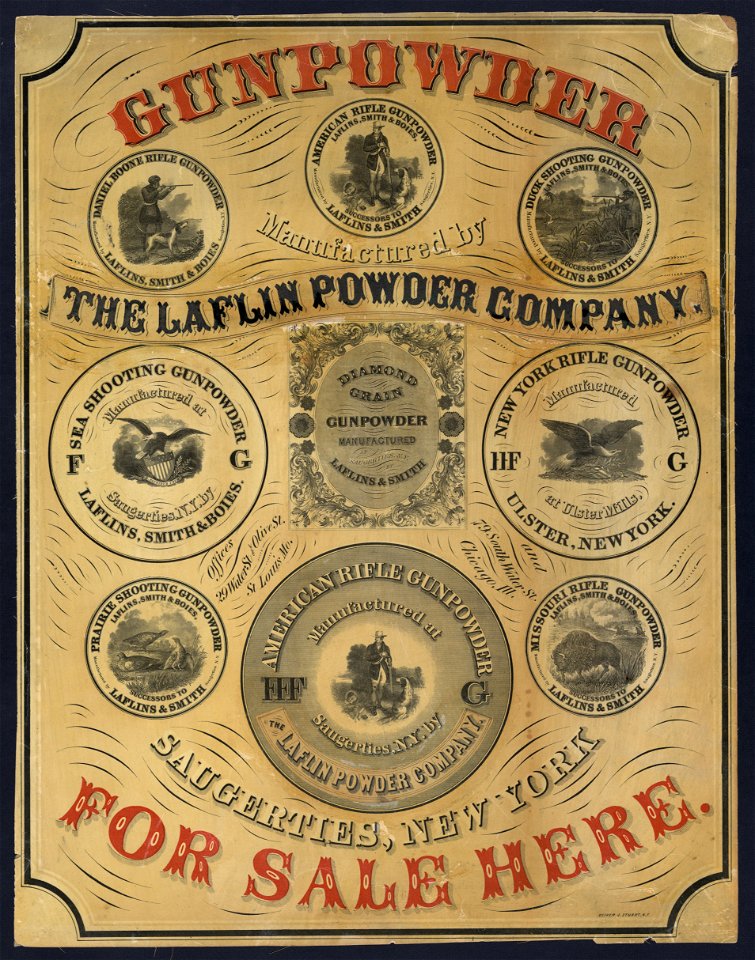 Gunpowder for sale here - Oliver J. Stuart, N.Y. LCCN2009633806