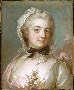 Gustaf Lundberg - Frau Werner, född Keilhorn, kammarfru hos Drottning Lovisa Ulrika - NMDrh 327 - Nationalmuseum
