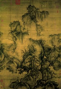 Guo Xi - Early Spring (large). Free illustration for personal and commercial use.