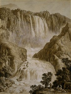 Jakob Philipp Hackert - Der Wasserfall bei Terni (1776-78)