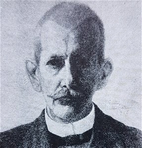 Gustaf Isander självporträtt