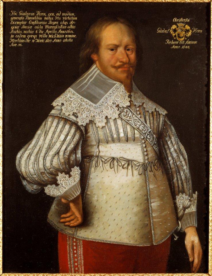 Gustaf Christerson Horn af Åminne, 1601-1639 (Jacob Heinrich Elbfas) - Nationalmuseum - 15602