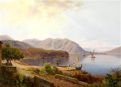 Louis Gurlitt - Motiv bei von San Felice am Gardasee