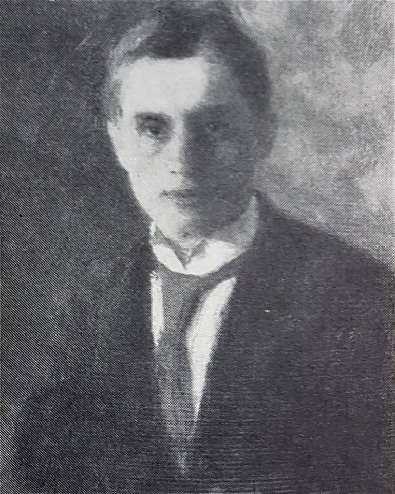 Gustaf Lagerström självporträtt