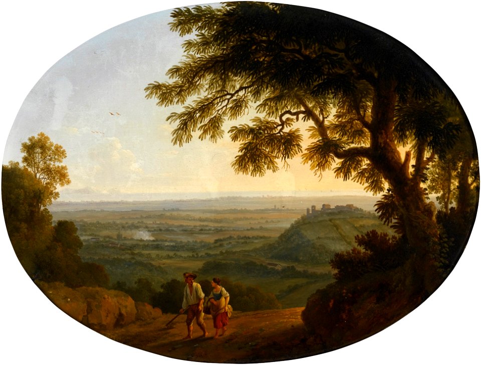 Jakob Philipp Hackert - Ansicht der Albaner Berge (1772)