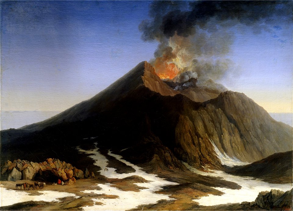 Jacob Philipp Hackert - Die Eruption des Ätna