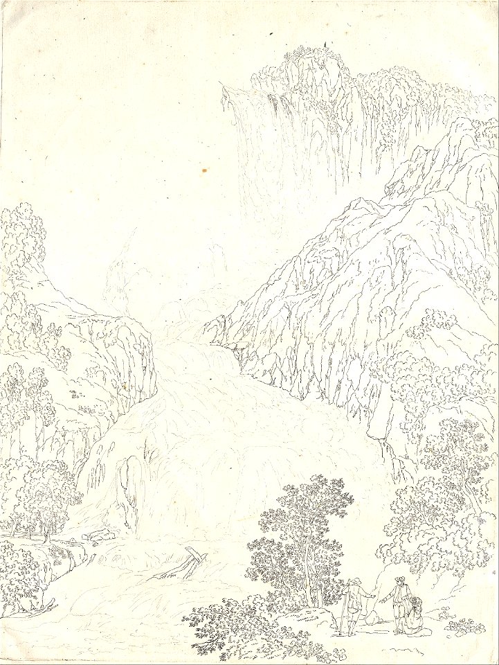 Jakob Philipp Hackert - The Cascata delle Marmore at Terni - Google Art Project