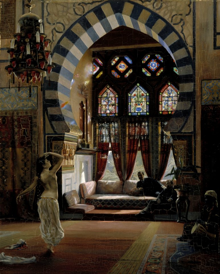 Gunnar Berndtson - Almée, an Egyptian Dancer - Google Art Project