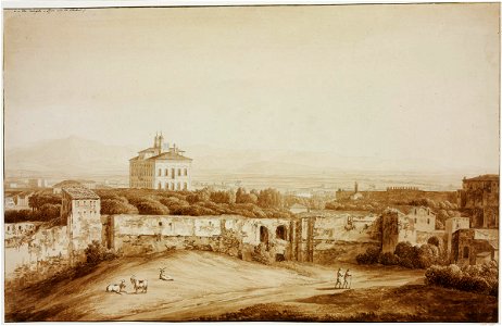 Jacob Philipp Hackert - Villa Costaguto in Rom (1779)