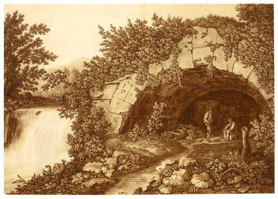 Jacob Philipp Hackert - Ponte di San Paolo (1771)