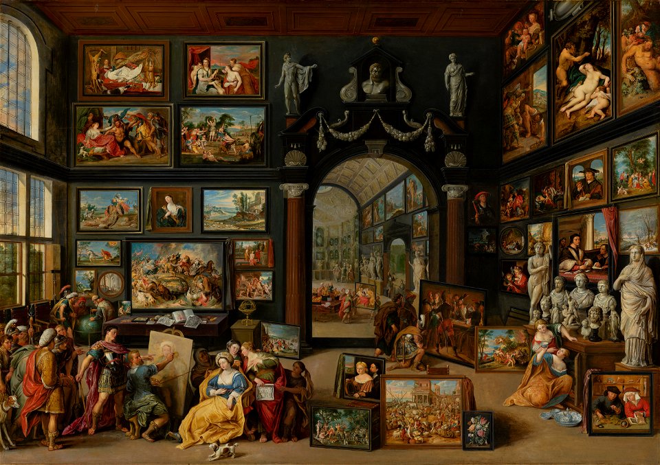 Willem van Haecht (II) - Apelles painting Campaspe - 2