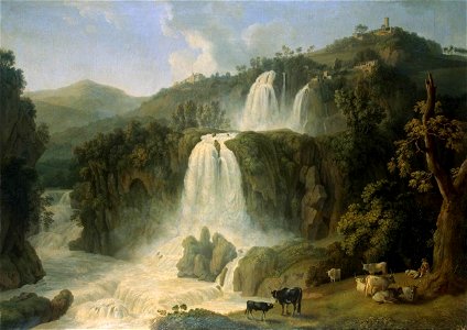 Jacob Philipp Hackert - Great Cascades at Tivoli - WGA11020