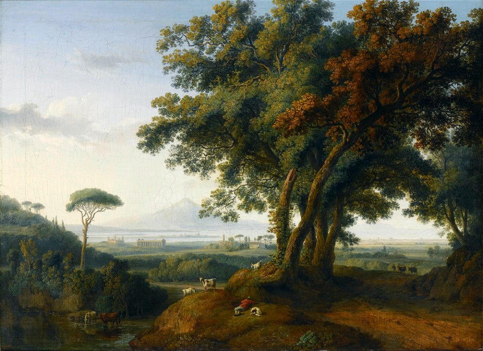 Jacob Philipp Hackert - Eine italienische Capriccio Vedute (1778)