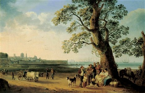Jakob Philipp Hackert - Der Hafen von Livorno I (1779)