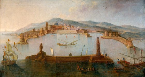 Hafen von Civitavecchia 17-18Jh