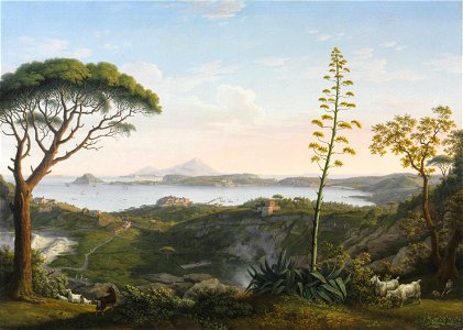 Jakob Philipp Hackert - Blick auf die Bucht von Pozzuoli (1803)
