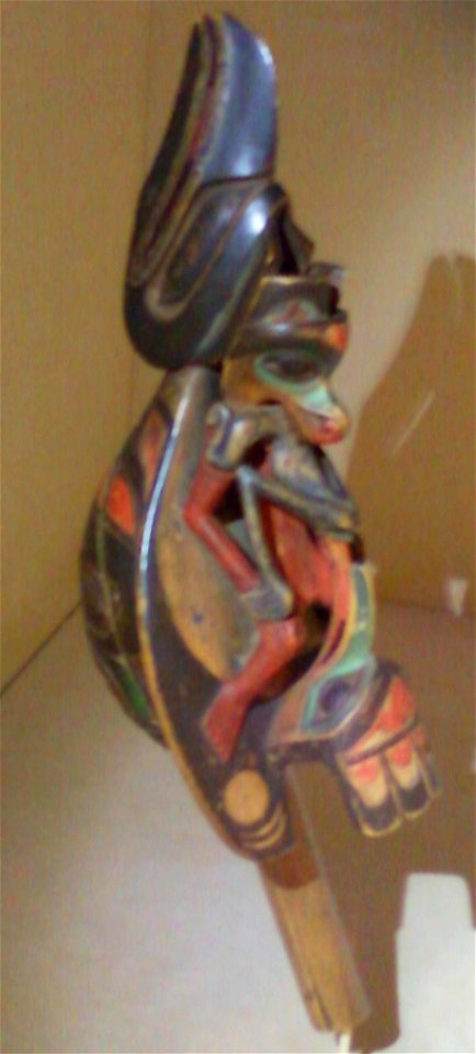 Haida ceremonial dance rattle