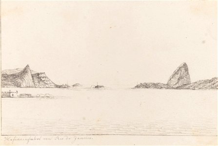 Hafencinfahrd von Rio de Janeiro, da Coleção Brasiliana Iconográfica