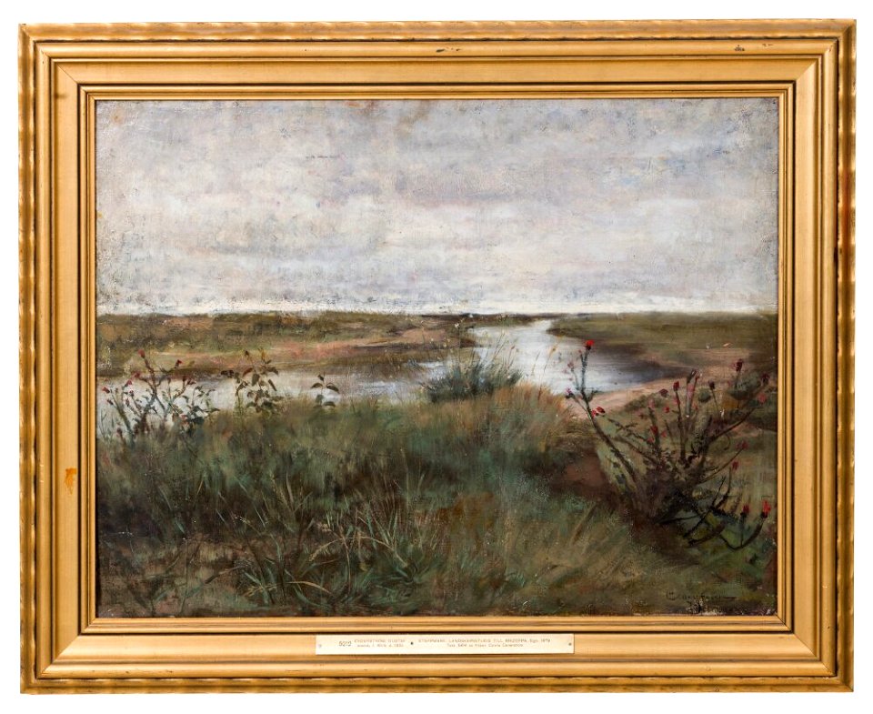 Gustaf Cederström - Steppe Country. Landscape Study for Mazeppa - NM 5212 - Nationalmuseum