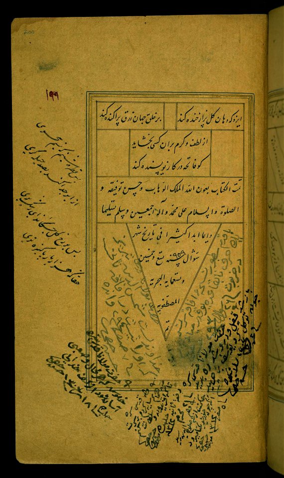 Hafiz - Colophon - Walters W629200A - Full Page