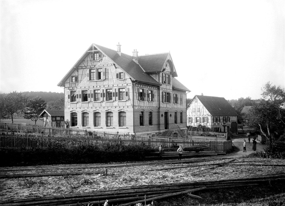Hagelloch bei Tübingen, Schulhaus, 1903