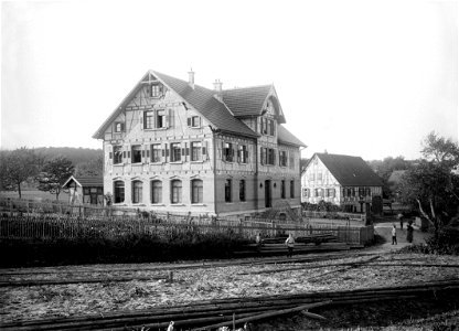 Hagelloch bei Tübingen, Schulhaus, 1903