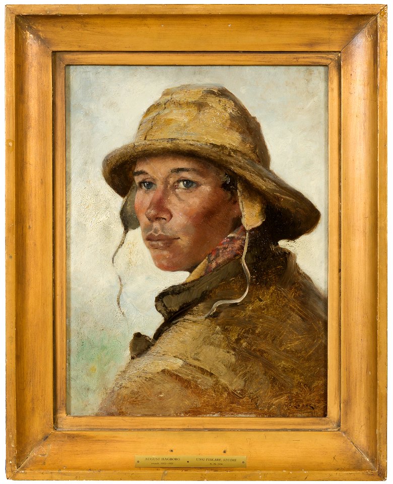 Head of a Young Fisherman. Study (August Hagborg) - Nationalmuseum - 18860