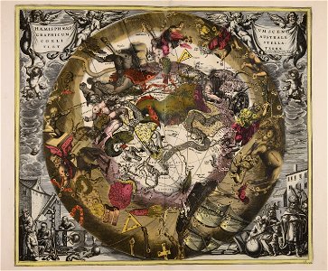 Haemisphaerium scenographicum australe coeli stellati et terrae - CBT 5870431