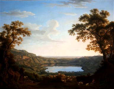 Jacob Philipp Hackert - Der Nemisee (1784)